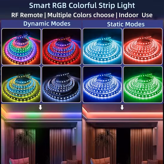 SMD5050 RGB Digital LED Strip Light Pixel 60LEDs/M Farbwechsel